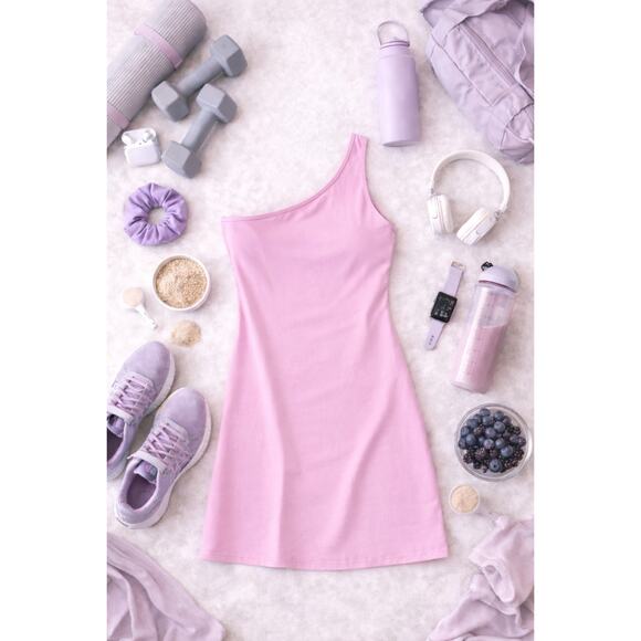 Abercrombie & Fitch Dresses & Skirts - NWOT Abercrombie & Fitch Women's One Shoulder Traveler Mini Dress Pink Size XL